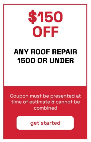 $150.00 off any Roof Repair 1500 or under