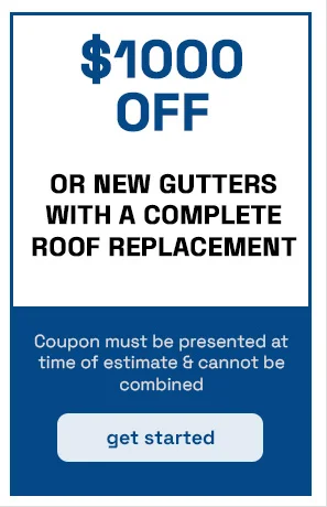 $1000 off or new Gutters with a complete Roof Replacement 